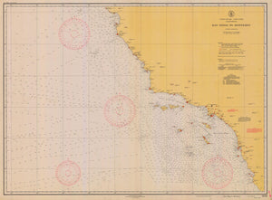 San Diego to Monterey Map - 1940