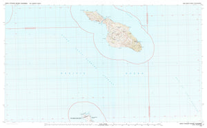 Santa Catalina Topographic Map - 1981