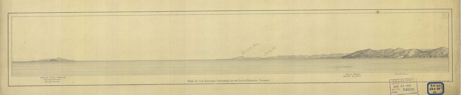 Santa Cruz & Anacapa Islands Map - 1886