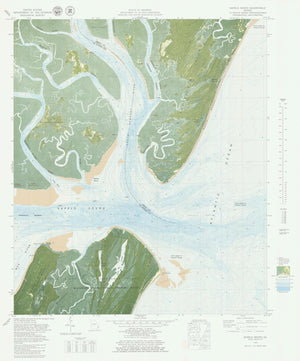 Sapelo Sound Map - 1979
