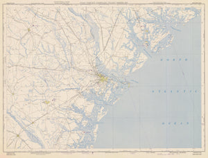 Savannah Aeronautical Map - 1950