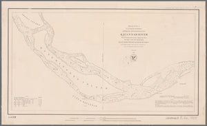 Savannah River Map - 1851