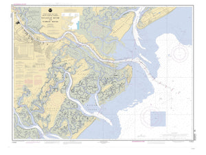 Savannah River & Wassaw Sound Map - 2004