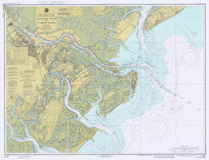 Savannah River & Wassaw Sound Map - 1979