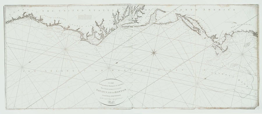 Savannah to Boston Map