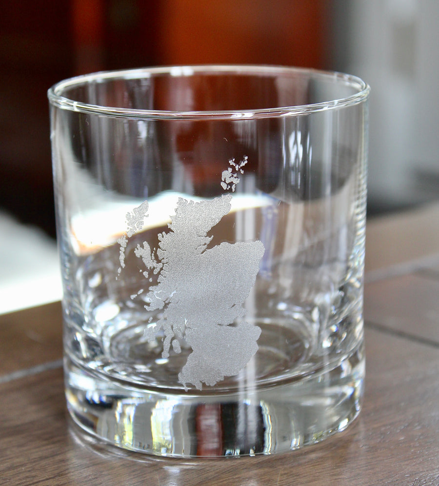 Scotland Engraved Glasses