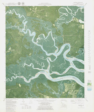 Seabrook Georgia Map - 1979