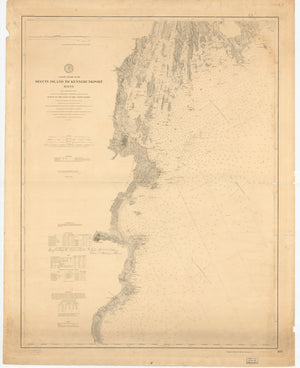 Seguin Island to Kennebunkport Map - 1891