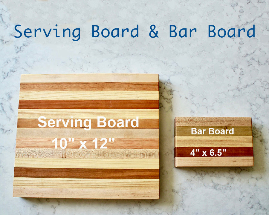 Vachon Island Map Engraved Wooden Serving Board & Bar Board