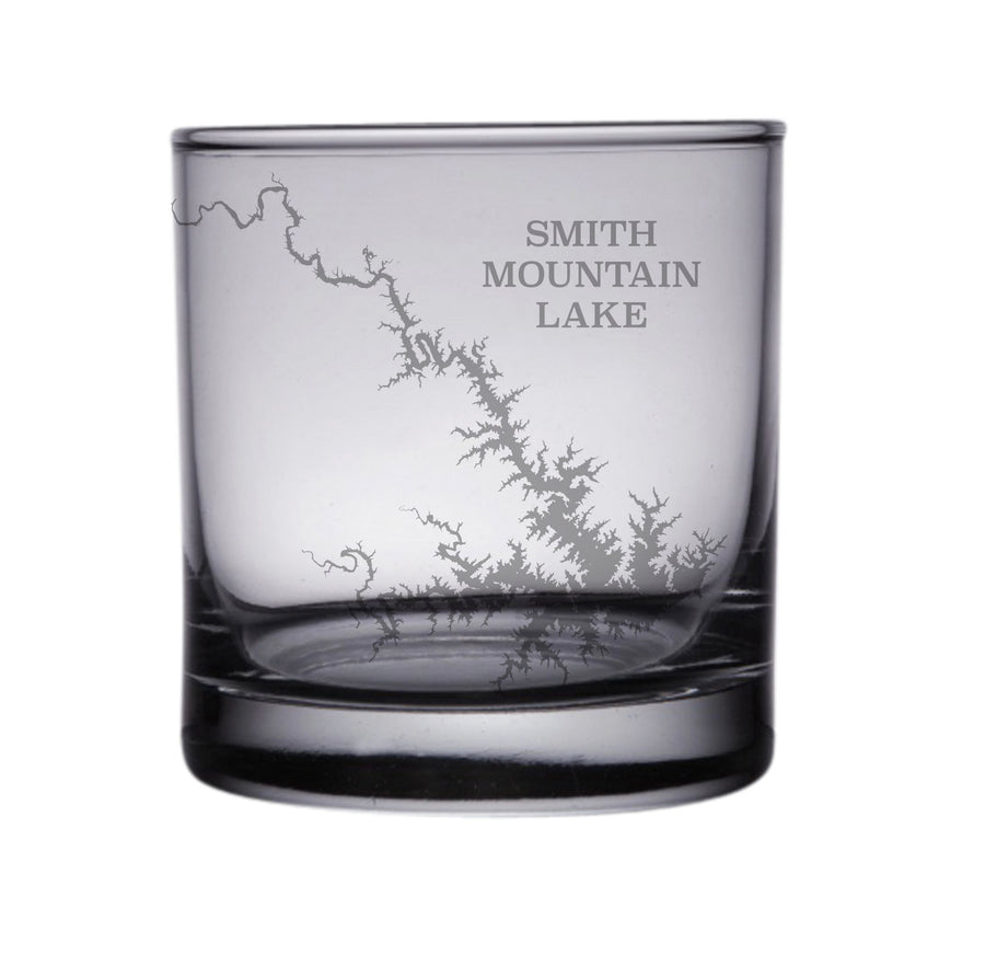 Smith Mountain Lake (VA) Map Glasses