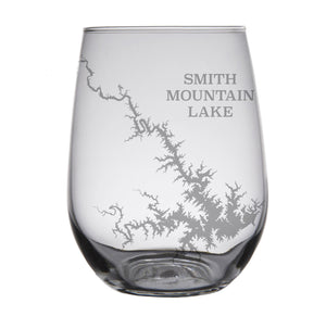 Smith Mountain Lake (VA) Map Glasses