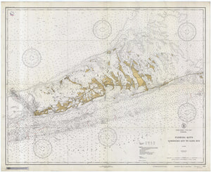 Sombrero Key to Sand Key (Florida Keys) Map - 1933