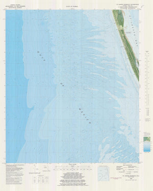St Joseph Peninsula Map - 1982