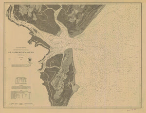 St. Catherine's Sound Map - 1867