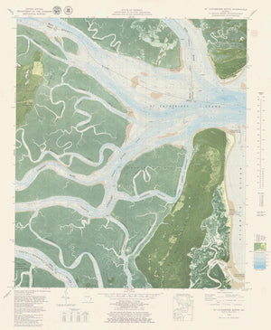 St. Catherine's Sound Map - 1979
