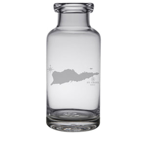 St. Croix Engraved Glass Carafe