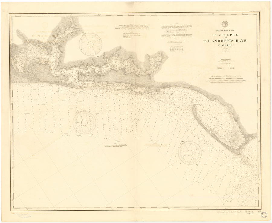 St. Joseph's and St. Andrew's Bay Map - 1902