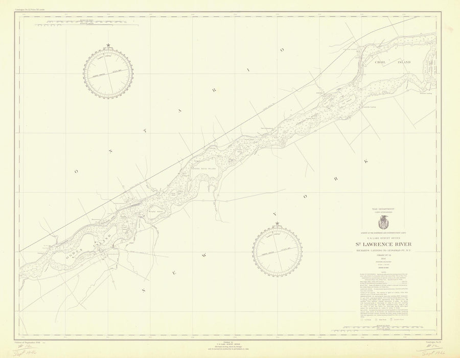 St. Lawrence River Chart #12 - 1946