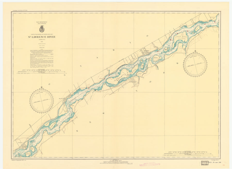 St. Lawrence River Chart #12 - 1937