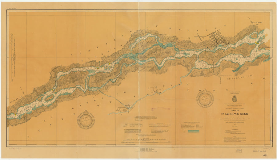 St. Lawrence River Chart #1 - 1921