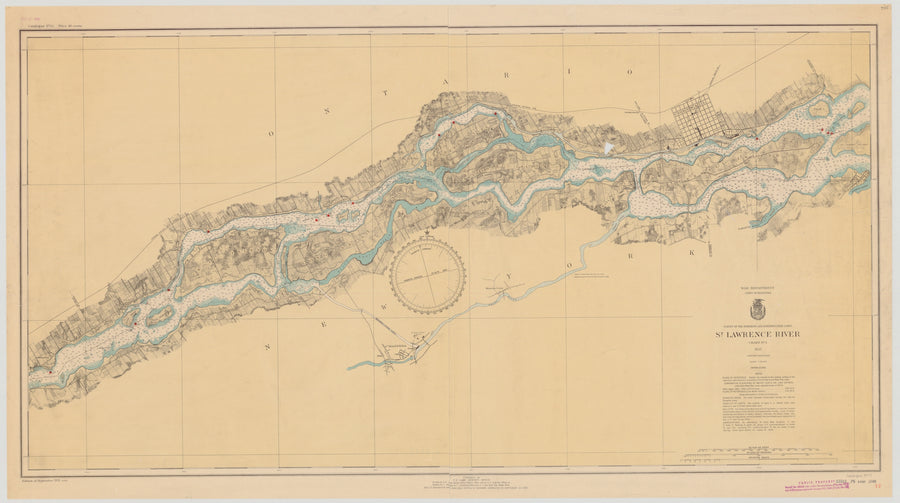 St. Lawrence River Chart #1 - 1935