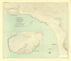 St. Paul Island Map - 1891