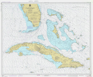 Straits of Florida Map - 1981