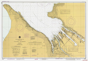 Tacoma Harbor Map - 1982