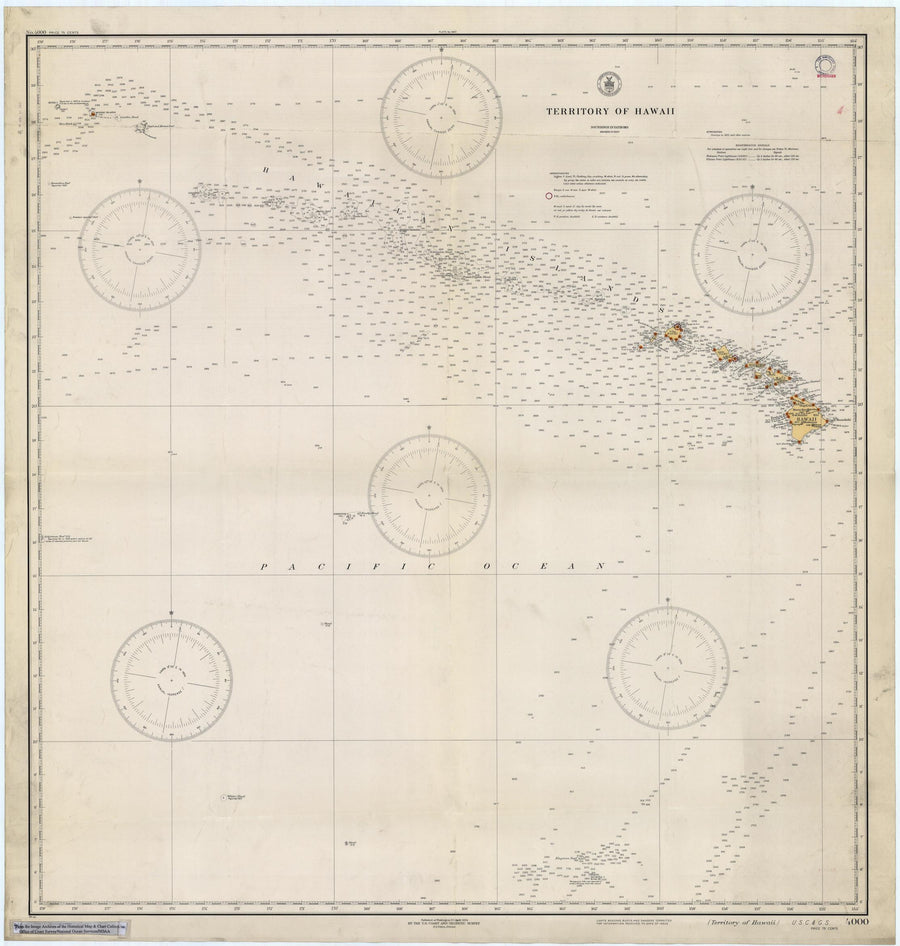 Territory of Hawaii Map -1934