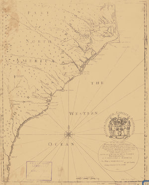 The Western Ocean Map - 1709