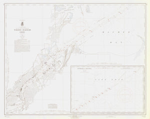 Toledo Harbor Map - 1959