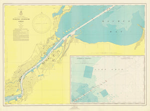Toledo Harbor Map - 1949