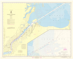 Toledo Harbor Map - 1967