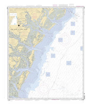 Tybee Island to Doboy Sound Map - 2005