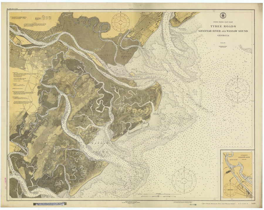 Tybee Island - Savannah Map 1926