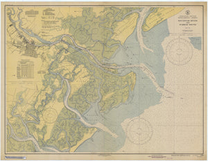 Tybee Island - Savannah Map 1944