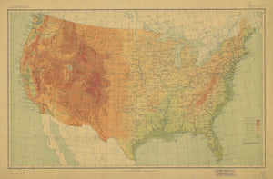 United States Map - 1911