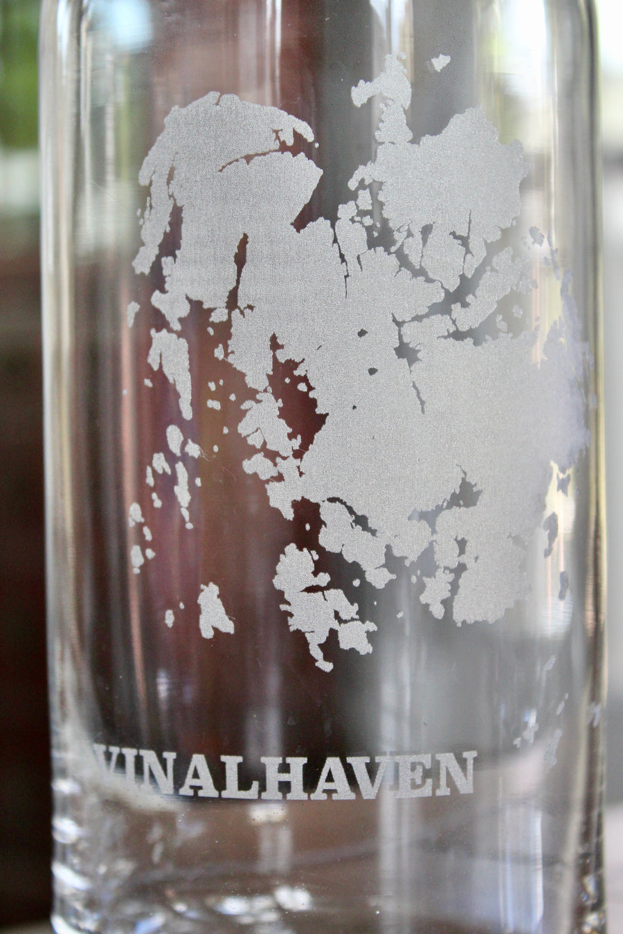 Vinalhaven Engraved Glass Carafe
