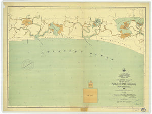 Virginia Public Oyster Grounds - Chart 26 Map - 1895