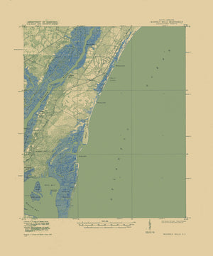 Waverly Mills, South Carolina Map - 1927