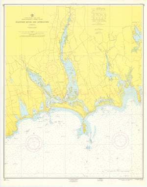 Westport River Map - 1962