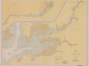 Wicomico River, Maryland Map - 1934