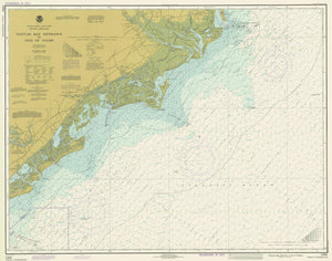 Winyah Bay to Isle of Palms Map - 1979