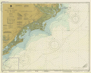 Winyah Bay to Isle of Palms Map - 1982