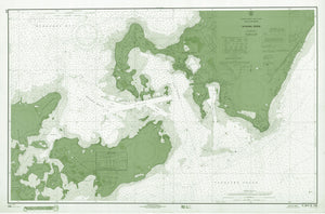 Woods Hole Passage Chart - 1966 (Green)