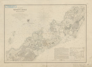 Woods Hole Passage Chart 1857