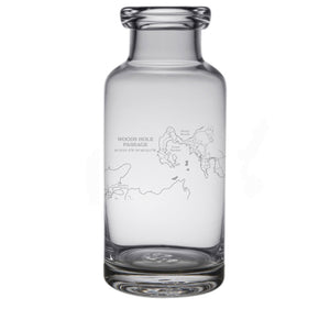 Woods Hole Engraved Glass Carafe